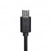 2.1 Amp Smart Lightning USB + USB Charger - Black