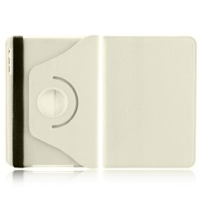 White Color Leather Feel 360 Belt Back Cover Compatible for Samsung Galaxy Tab 10.1