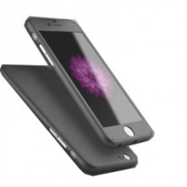 360 Degree Protection Ultra Thin Case Compatible For iPhone 6 Plus/6S Plus - Black