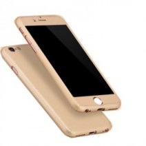 360 Degree Protection Ultra Thin Case Compatible For iPhone SE/5S/5 - Gold
