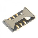 SIM Card Connector for Samsung A717, B210, B5722, I6210, I900, S5670, S5830, S5830i, S7120, S7350, S8300