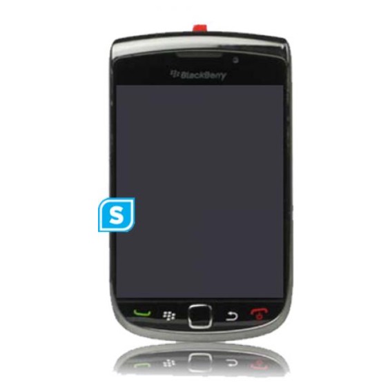 Genuine Blackberry 9810 Complete Lcd Assembly incl frame, sliding mechanism, Main Flex, Joypad, Digitizer and keypad