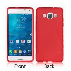 S-Line Soft Silicon Gel Case For Samsung A5 in red