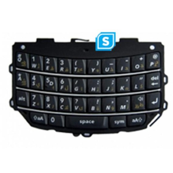 Blackberry 9800 Genuine Torch Front Keypad - Black