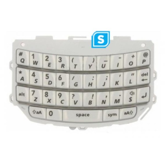 Blackberry 9800 Genuine Torch Front Keypad - White