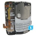 Blackberry 9800 Torch Centre frame with flex and keypad White