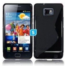 S-Line Case Compatile For Samsung Galaxy S2 - Black