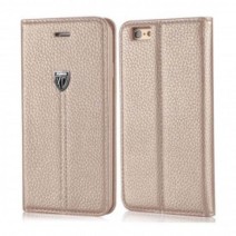 XUNDD Folio Case with stand for iPhone 6S Gold