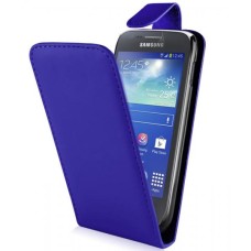 Leather feel Flip Pouch Compatible For Samsung Galaxy Ace 3 - Blue