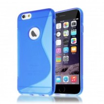 S-Line Gel Back Case Skin Cover For iPhone 6 plus / 6s Plus in Blue