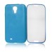 Soft Gel TPU Case for Samsung GALAXY S4 i9500 with Flip (Blue)