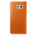 Samsung Galaxy S6 S View Premium Cover Case - Orange