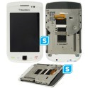 Blackberry 9800 Torch Complete front A Frame, Lcd Screen, Slider, Flex and Digitizer Touchpad White