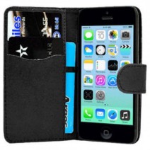 Luxury Magnetic Flip Stand Book Wallet PU Leather Case Cover For Apple iPhone 6/6S in Black