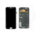 Genuine Samsung S6 Edge SM-G925 Lcd and Touchpad with Frame Assembly in Black - Samsung Part number : GH97-17162A