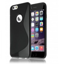 S-Line Gel Back Case Skin Cover For iPhone 6 plus / 6s Plus in Black