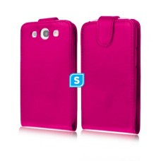 Flip Pouch For Samsung Galaxy S3 i9300 - Hot Pink