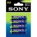 SONY ALKALINE BATTERY AA AM3L-B4D