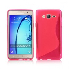 S-Line Soft Silicon Gel Case For Samsung Galaxy ON7 in Hot Pink