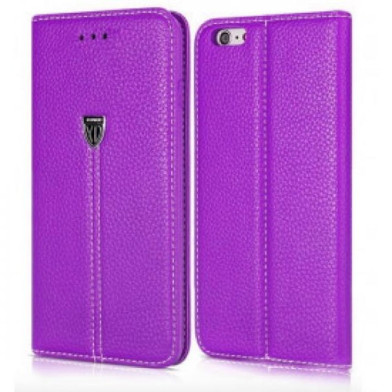 Replacement Xundd Look Leather Feel Pouch Compatible for iPhone 6/6S in Purple