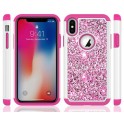 Luxury Bling Glitter Hybrid Soft Silicone Hard PC Case Cover For Iphone X 8 8plus