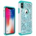 Luxury Bling Glitter Hybrid Soft Silicone Hard PC Case Cover For Iphone X 8 8plus