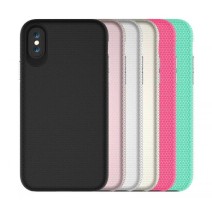 Rugged Anti-skid Armor Hard Heavy Duty TPU Back Cover for Iphone X