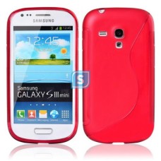 S-Line Case Compatile For Samsung Galaxy S3 mini - Red