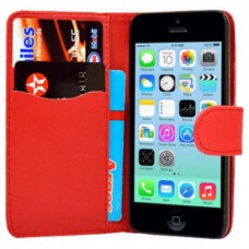 Luxury Magnetic Flip Stand Book Wallet PU Leather Case Cover For Apple iPhone 7 Plus in Red