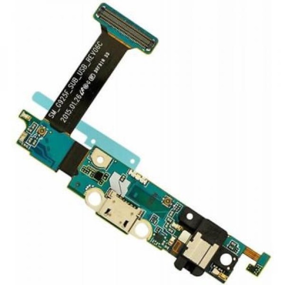 Samsung Galaxy S6 Edge Charging Port Flex Cable Ribbon with Earphone Jack