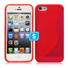 S-Line Case Compatible For iPhone 5/5s - Red