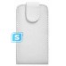 Flip Pouch Compatible For Samsung Galaxy S4 i9505 - White