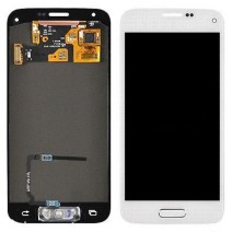 Refurbished LCD Screen Compatible For Samsung Galaxy S5 G900 - White