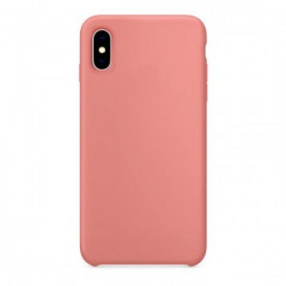 Apple iPhone X silky soft touch Silicone Case baby pink